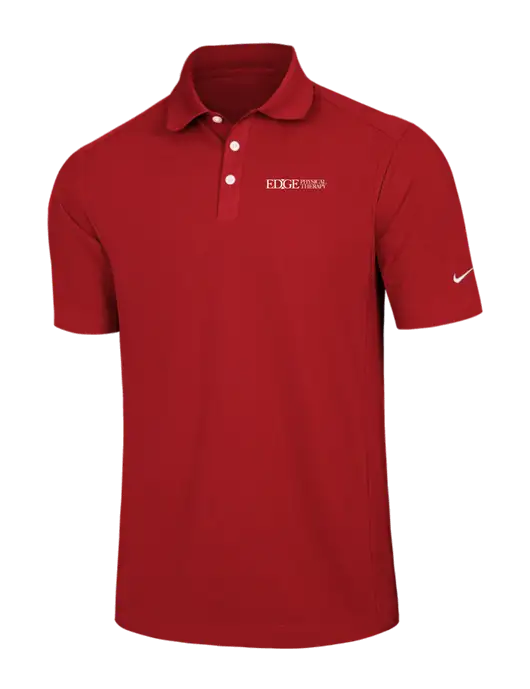 Nike Red Dri-FIT Classic Polo w/Edge Physical Therapy Logo