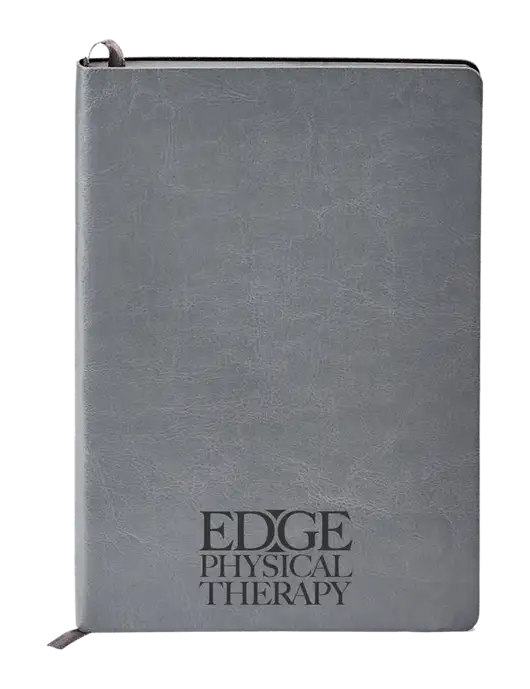 Fabrizio Grey Soft Cover 5.75 x 8.125 Journal w/Edge Physical Therapy Logo